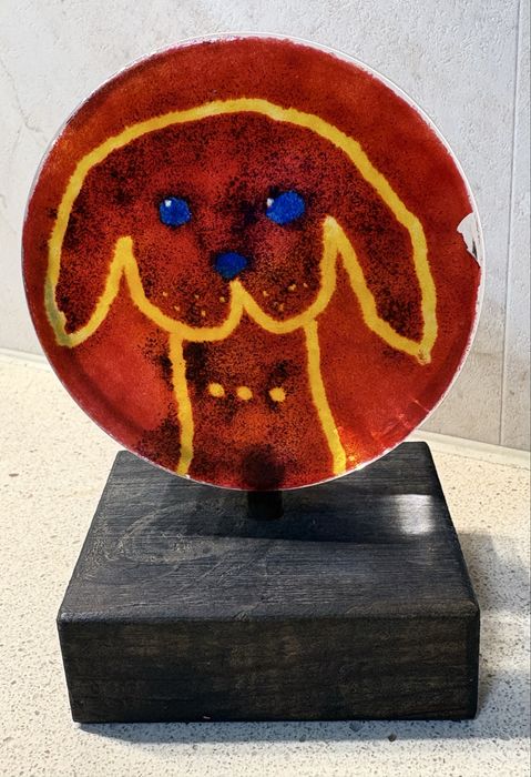 Linda peça em vidro artístico ass.: Sofia Wiberg, Steninge Castle 2002