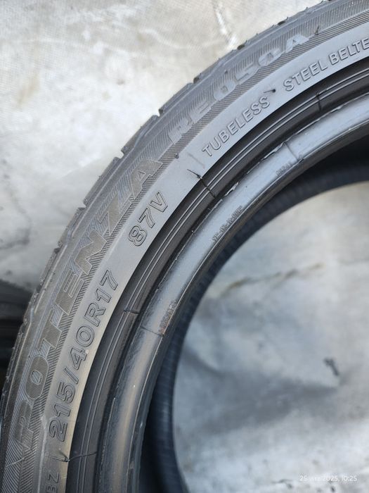 215/40r17 87V Bridgestone Potenza RE050A