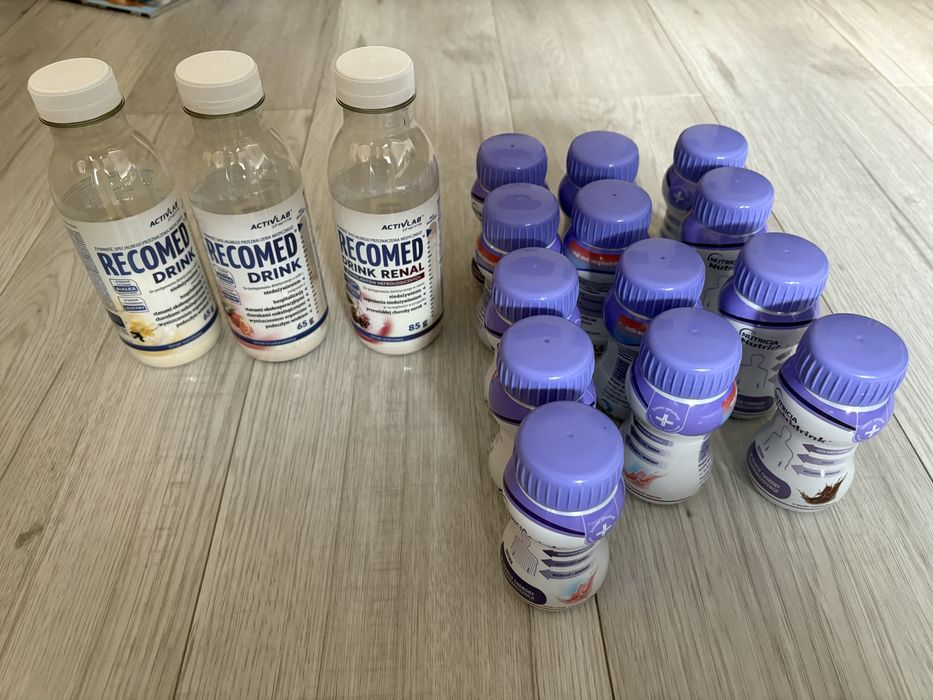 Nutridrinki,caly zestaw