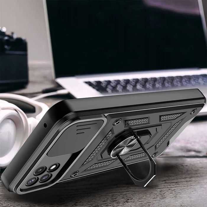 Etui Pancerne do Samsung Galaxy A22 5G + 3x Szkło Hartowane