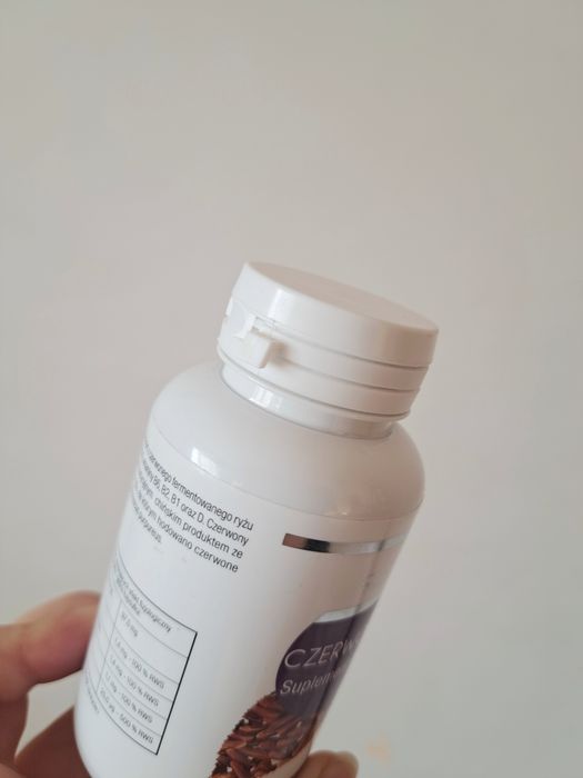 Farm Vix czerwony ryż suplement diety, nowy, wit K, cholesterol