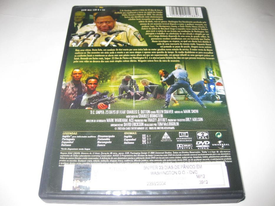 DVD "Sniper: 23 dias de Pânico em Washington D.C"