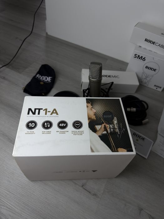 RØDE NT1-A Kit Completo + Fatura — Excelente Estado