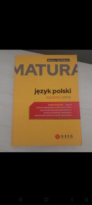 Książka MATURA język polski