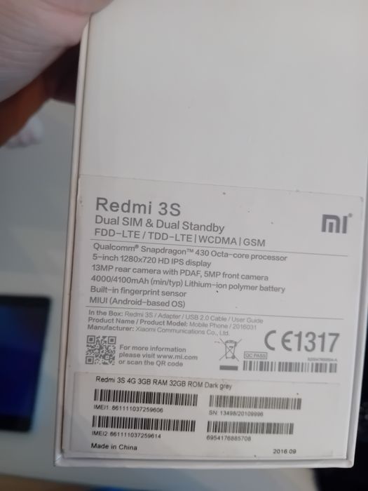 Xiaomi redmi 3s  sprawny telefon 3/32gb  smartphone