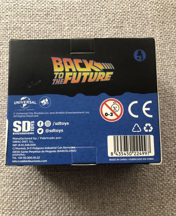 Back to the future Doc Brown Pokis figura regresso ao futuro