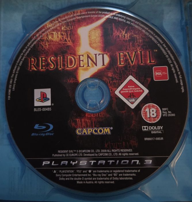 Resident evil 5  - PlayStation 3 Ang