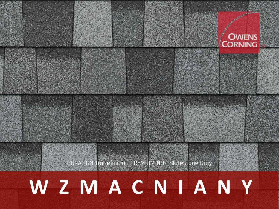 Gont bitumiczny Owens Corning Duration Slatestone Grey – USA Premium+