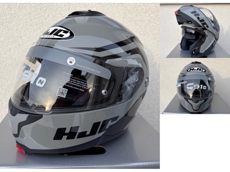 Kask motocyklowy szczekowy HJC C91N NEPOS rozmiar M, Blenda, Wysylka!