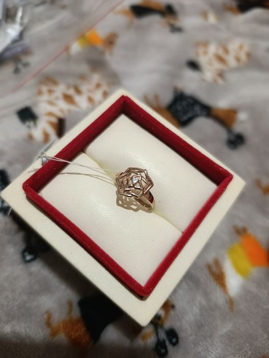 Серебряные кольца в позолоте