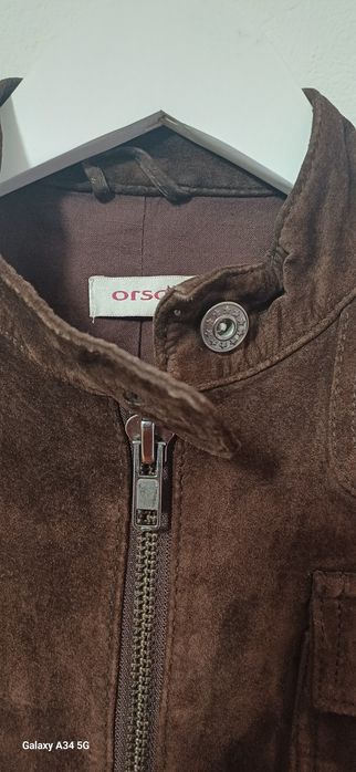 Kurtka skóra zamszowa  100%  R. 36 ORSAY