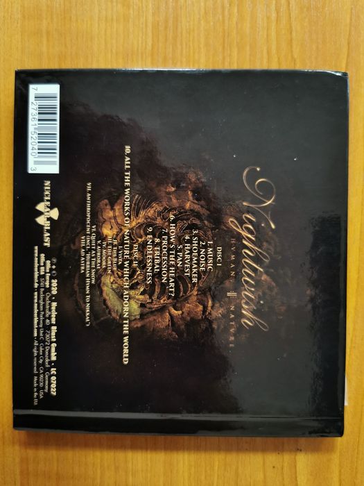 Nightwish - Human Nature, 2 CD, Nuclear Blast 2020.