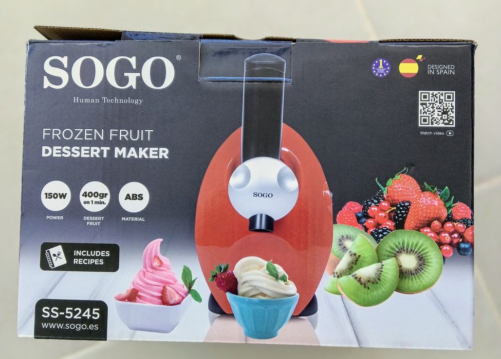 Máquina de fazer gelados de fruta