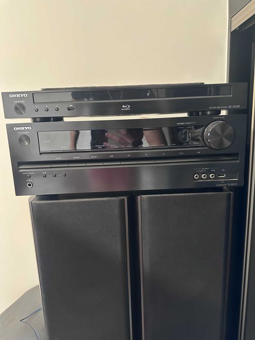 Zestaw kina domowego 5.1 Onkyo + kolumny M-Audio – Kompletny system audio