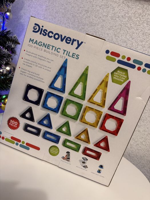 Конструктор магнітний на 100 деталей