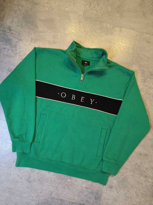 Bluza Rozpinana Obey Duże Logo