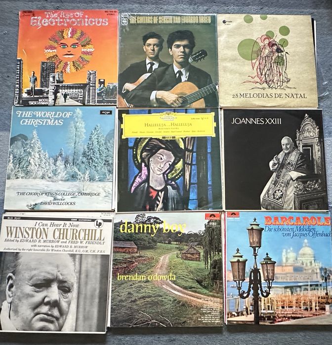 Lote 11 - 72 discos de vinil Lp´s - Musica Clássica anos 60/70