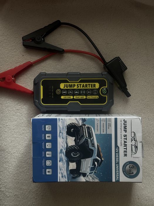 Бустер 3000А пусковий пристрій для авто