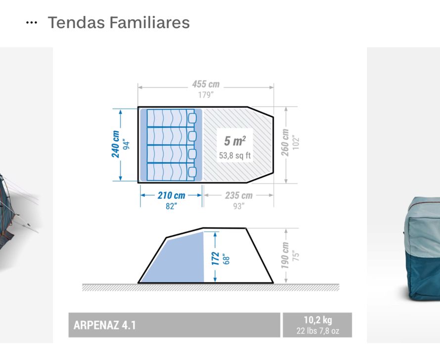 Tenda de campismo