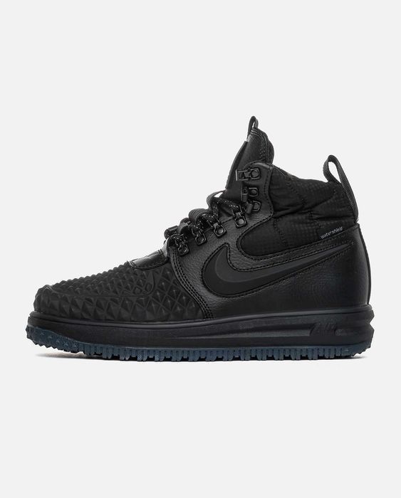 Кросівки зимові Nike Lunar Force 1 Duckboot Black premium | Кроссовки Найк чоловічі