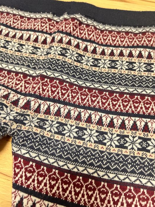Legginsy atmosphere swiateczne norweski wzor zimowe S 36