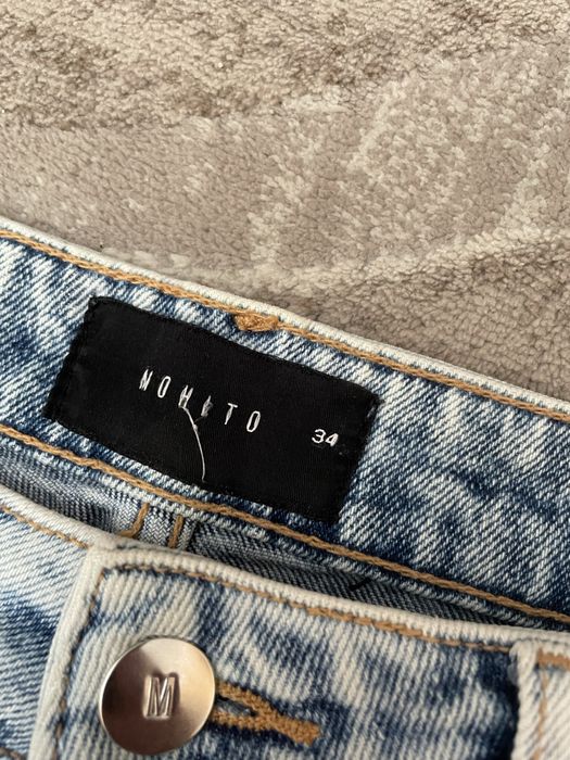 Spodnie jeansowe proste nogawki Mohito