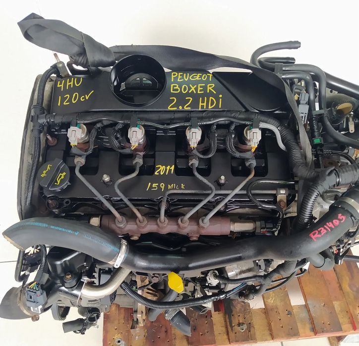 Motor peugeot BOXER 2.2HDI 120cv 4HU 2011 - caixa 6v velocidades