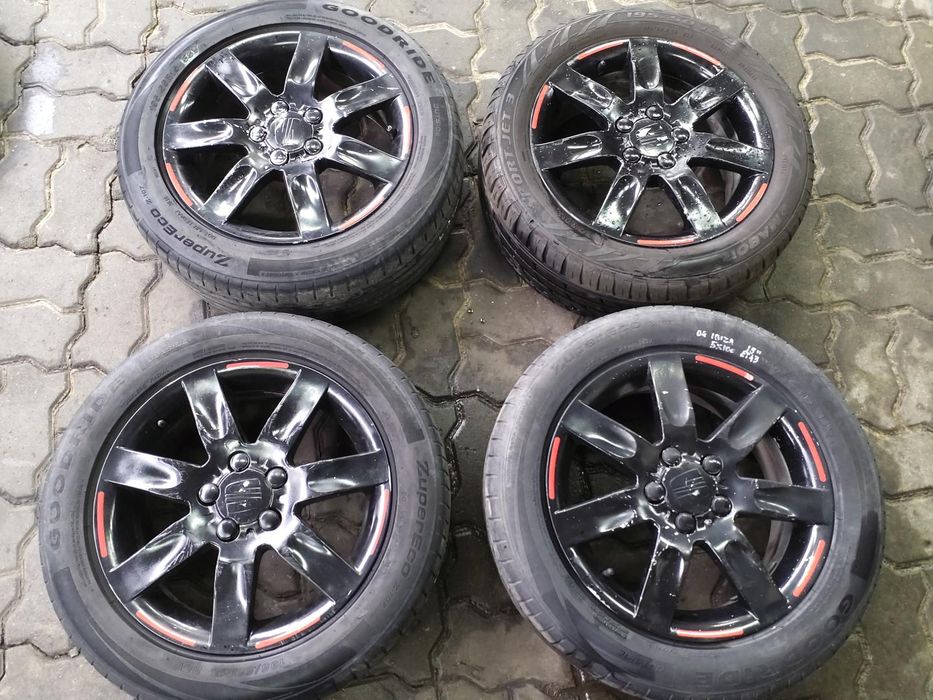 Jantes Seat R15 Com Pneus 1995/55 Furação 5X100