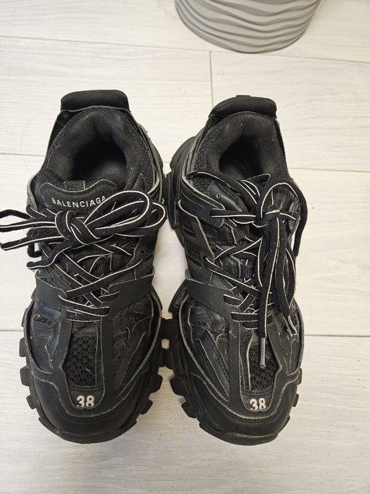 Чорні кросівки Balenciaga track 38