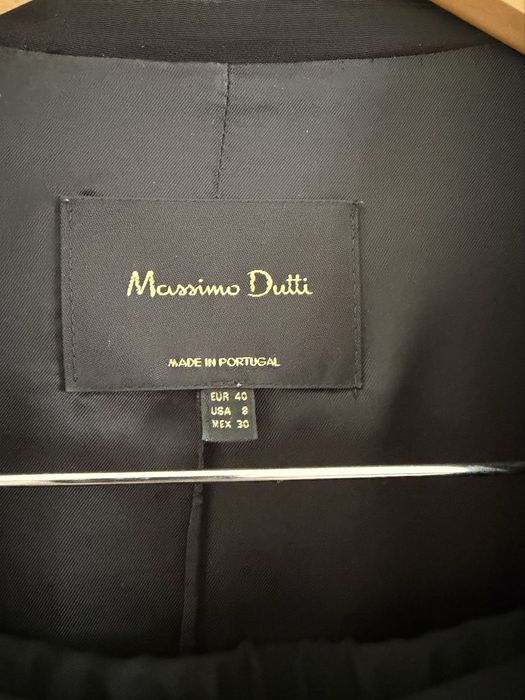 Massimo Dutti брючний костюм чорний р.40