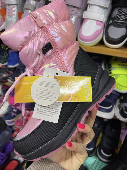 Ботінки Дутіки для дівчинки зима Том.м, 28,29,32,33,35