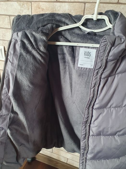 Дитяча зимова куртка 122, куртка для дівчинки