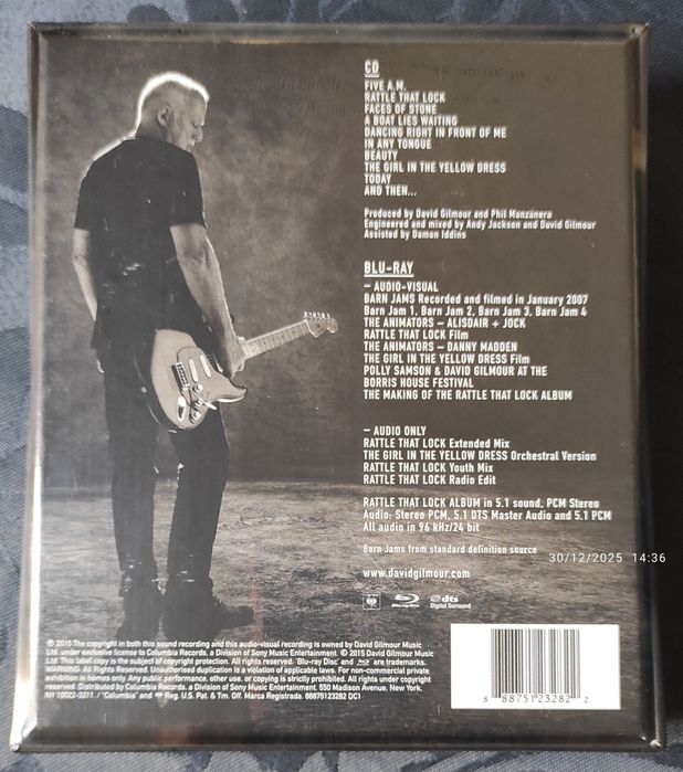 David  Gilmour - Rattle That Lock CD+Blu-ray Boxset