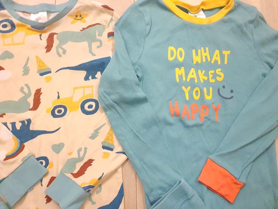 Piżamki dziecięce r. 122/128 H&M