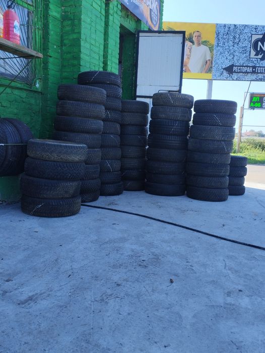 Вживана зимова і літня резина, різні розміри