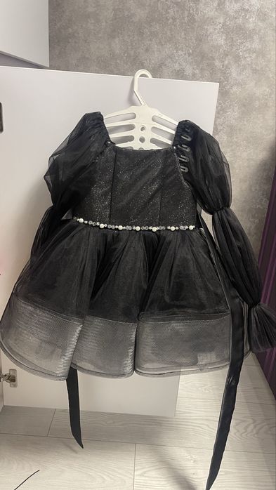 Сукня пишна чорна нарядна 98 104 110