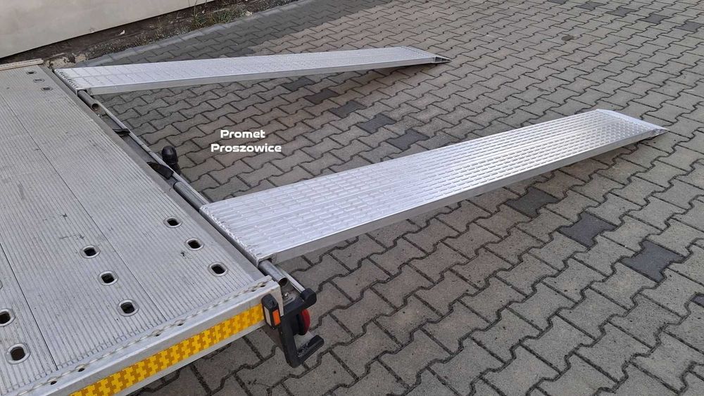 2 Najazdy Aluminiowe 250 x 32cm Panelowe do 2,5T. Podjazdy - Laweta
