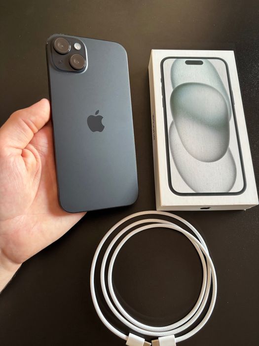 iPhone 15 Plus 128 GB Black — Stan bardzo dobry | Bateria 85% OKAZJA