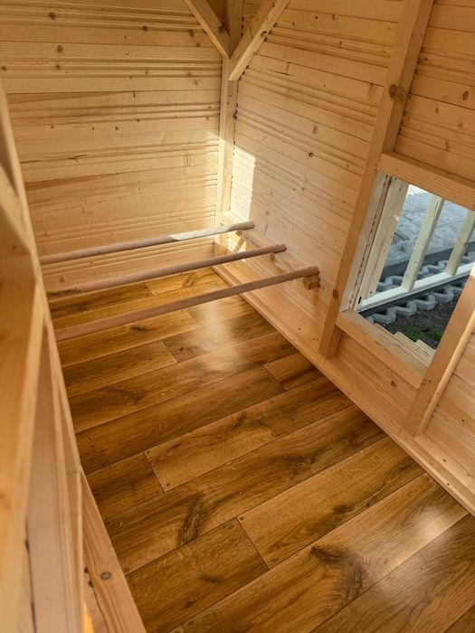 Kurnik z woliera 400x200