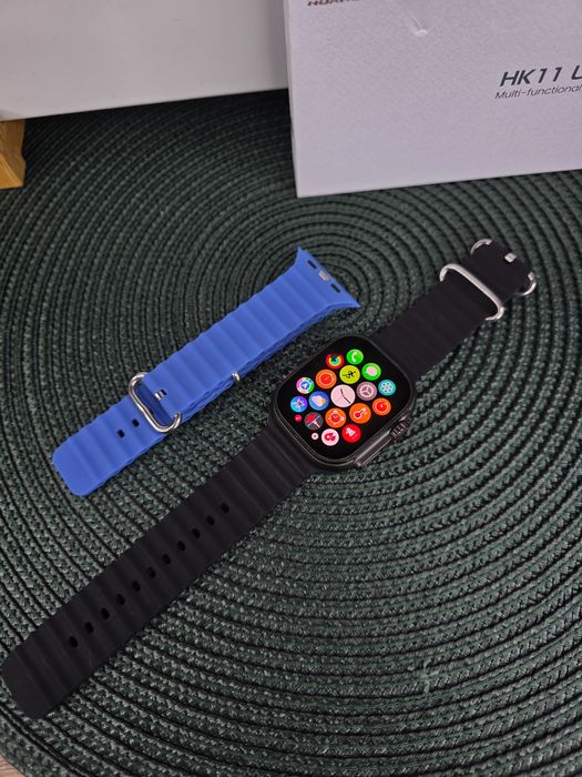Smartwatch HK Ultra3 – NOWOŚĆ 2025, AMOLED 2,12” • 2 paski • NOWY