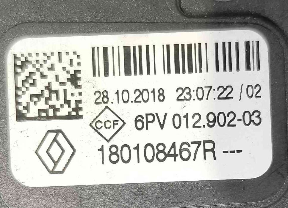 Pedal do Acelerador RENAULT CAPTUR I (J5_, H5_) ano 2016