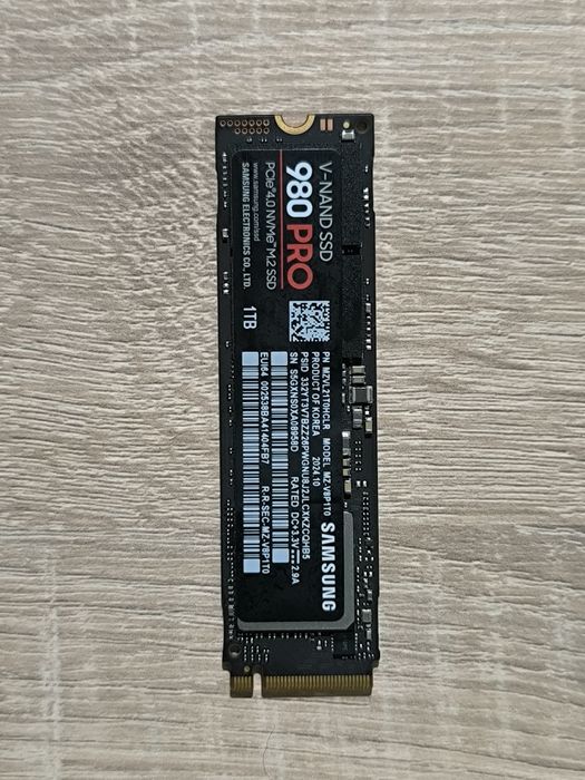 SSD Samsung 980PRO 1TB M.2 NVMe