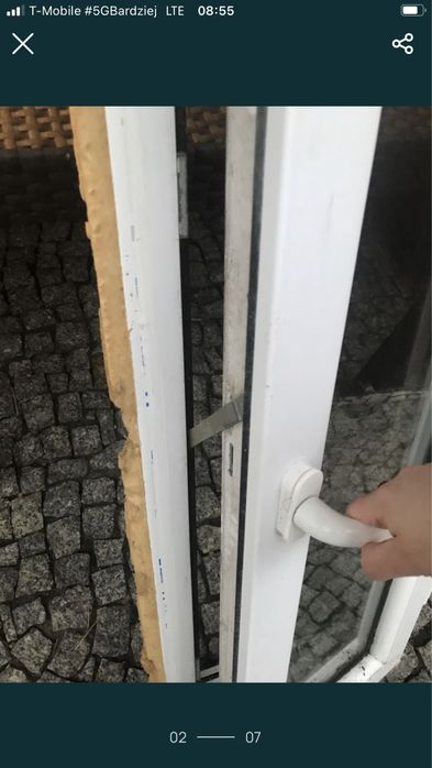 Okno 45x130 PCV białe