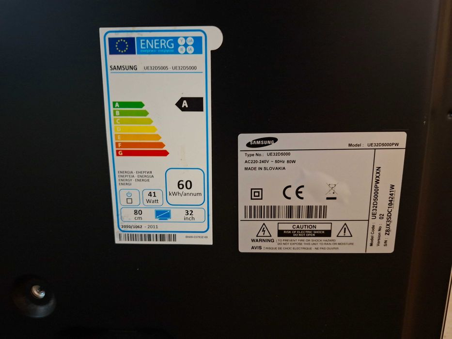 TV Samsung 32" Full HD UE32D5000 — Funciona perfeitamente