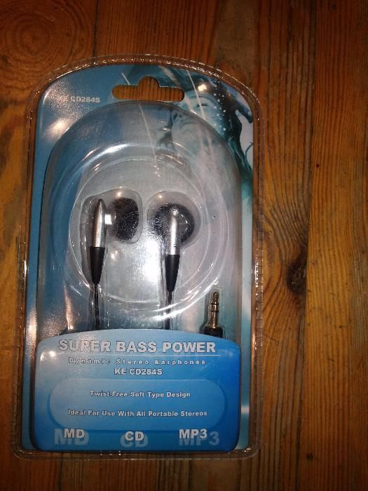 Słuchawki Treq KE CD284S Srebrne Fabrycznie zapakowane