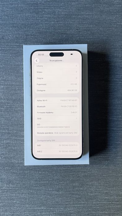 Iphone 15 pro max 512gb natural 100% stan idealny