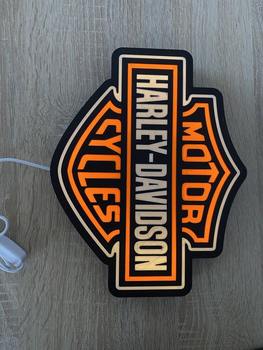 Painel luminoso harley davidson