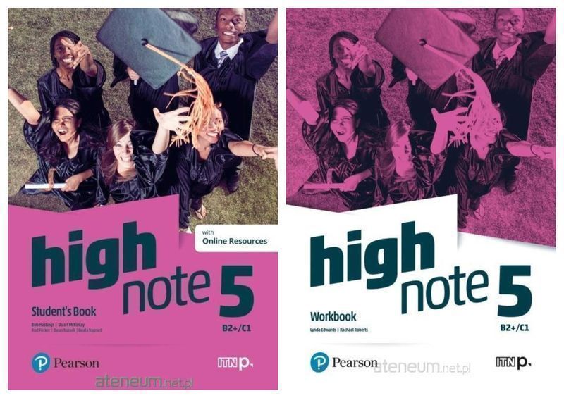 ^NOWE^ High Note 5 Podręcznik + Ćwiczenia + Benchmark Pearson