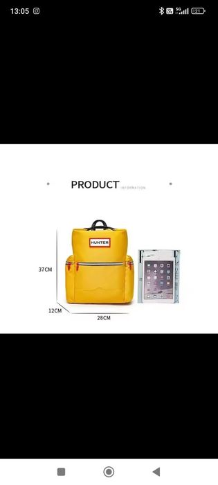 Hit czarny plecak Hunter nylon unisex 16l