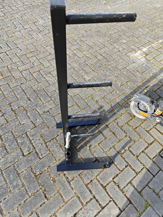 Suporte de discos de musculação